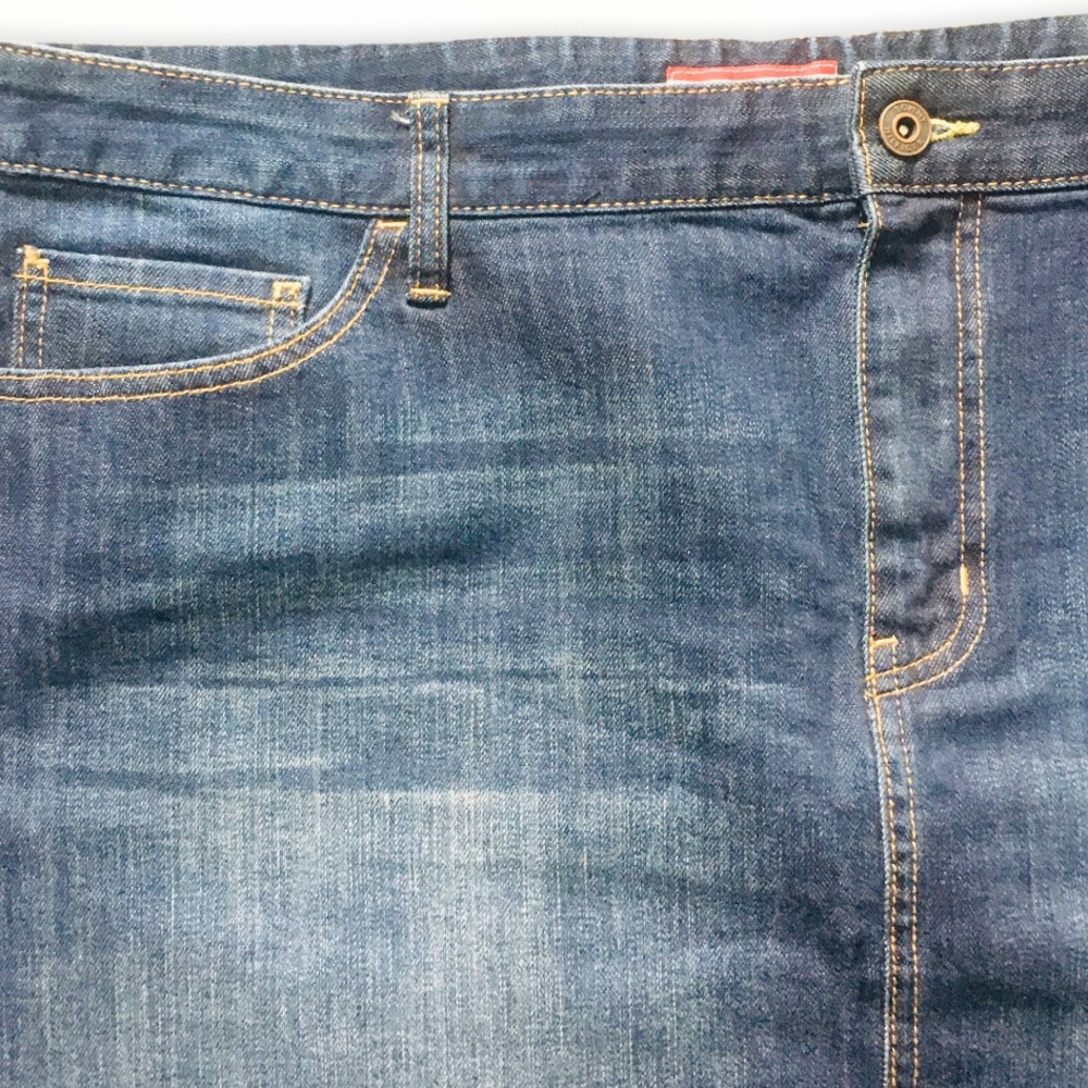 Tommy Hilfiger plus size jeans skirt - Picture 3 of 10